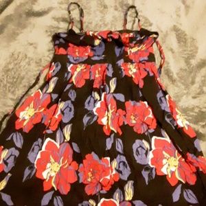 Flower print dress